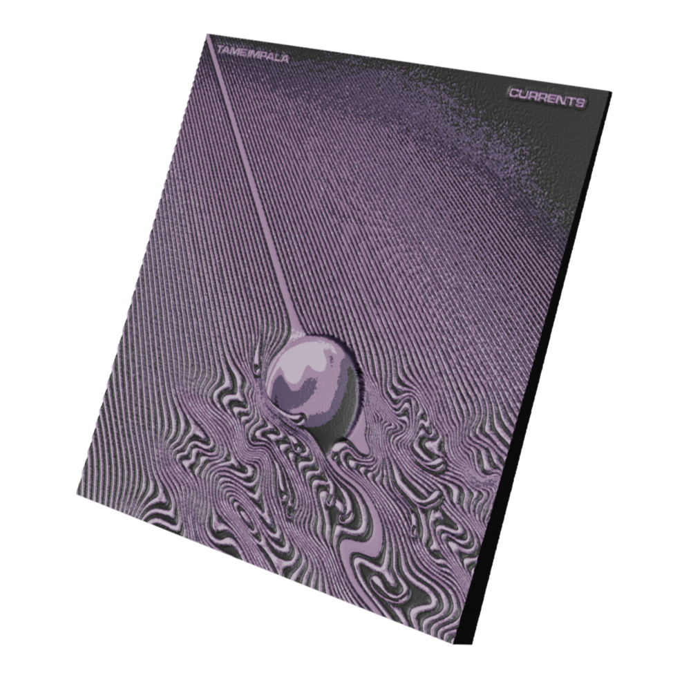 Currents generated DepthNote3D relief preview